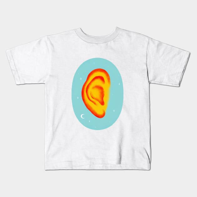 Listen and Learn Kids T-Shirt by Emily Lynn Perelman